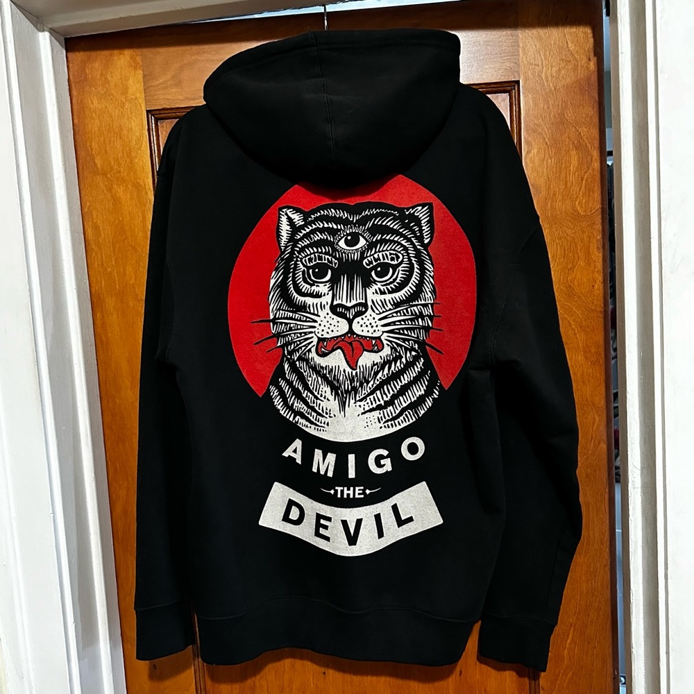 AMIGO THE DEVIL Official Merch Black Hoodie